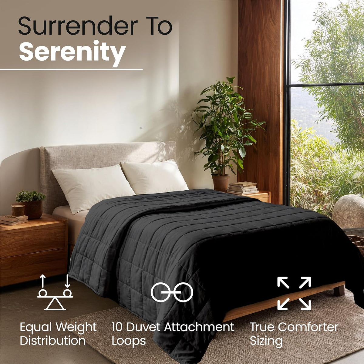 Homesmart King Size Weighted Blanket 20 Lbs, Also Fits California King Beds