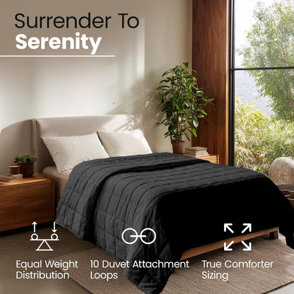 Homesmart King Size Weighted Blanket 20 Lbs, Also Fits California King Beds