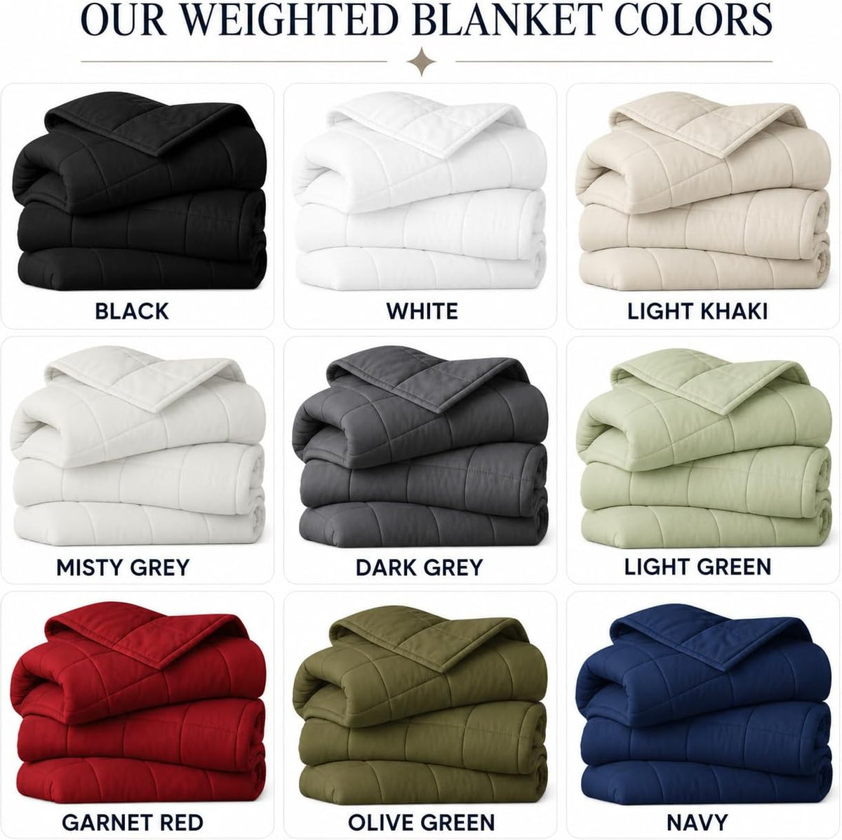 Homesmart King Size Weighted Blanket 20 Lbs, Also Fits California King Beds