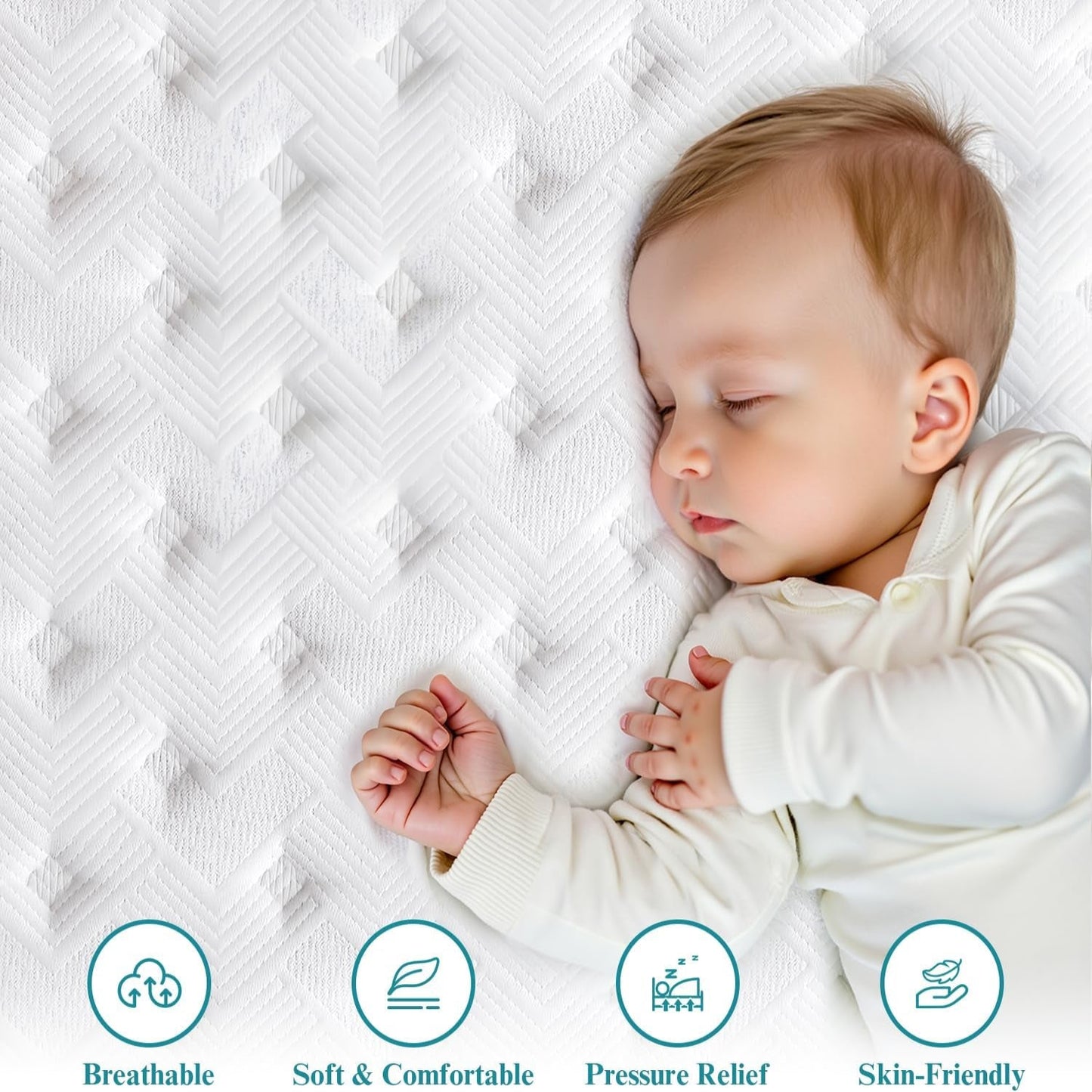 Queen Mattress, 12 Inch Hybrid Matress with Memory Foam & Individual Pocket Springs, Queen Size Mattress in a Box, Pressure Relief, Edge Support, Motion Isolation