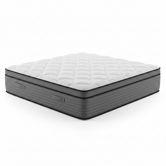 Queen Mattress, 12 Inch Hybrid Matress with Memory Foam & Individual Pocket Springs, Queen Size Mattress in a Box, Pressure Relief, Edge Support, Motion Isolation