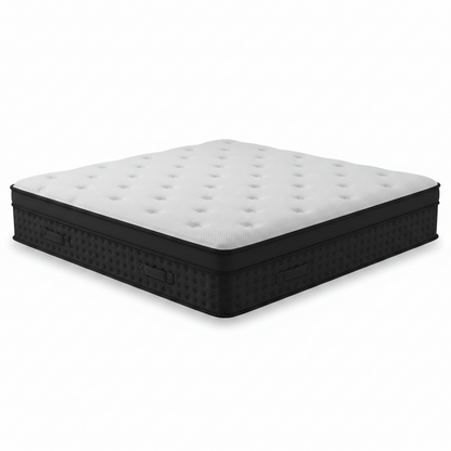 Queen Size Mattress, 14 Inch Queen Mattress in a Box, Cooling Matress with Memory Foam & Individual Pocket Springs for Pressure Relief & Spinal Alignment, Zoned Back Support & Motion Isolation